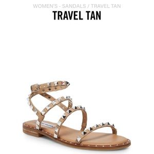 Steve Madden Tan Travel Sandals